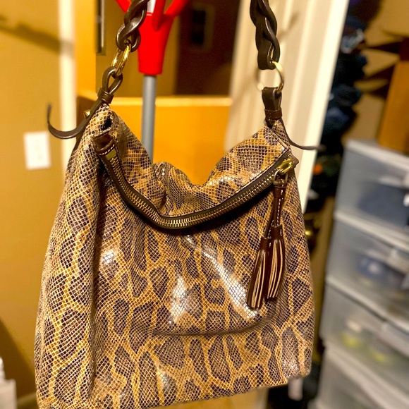 Dooney & Bourke Belvedere Snakeskin Purse - Picture 1 of 10